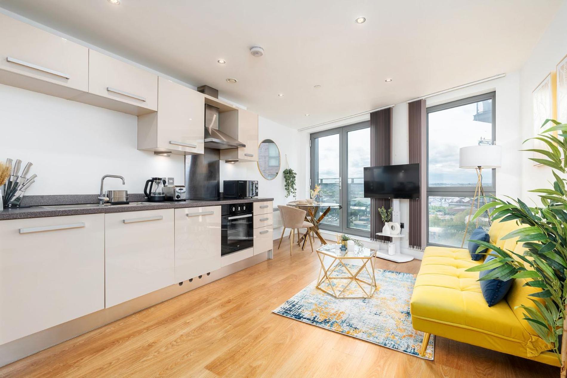 Exclusive Apartment - City Centre - Free Parking -Wifi Netflix- Juliet Balcony Leeds  Buitenkant foto